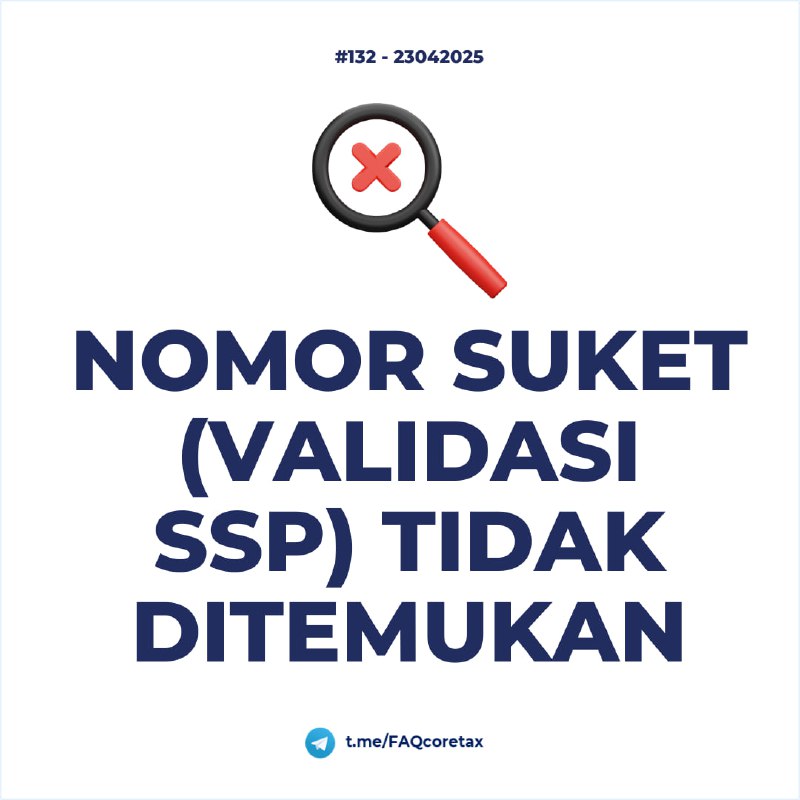 132. Apa solusi ketika Surat Keterangan Validasi SSP PPhTB tidak ditemukan saat proses di BPN? Padahal sudah memiliki Suket dari Coretax?#LayananAdministrasi📍 Masalah: Pihak BPN tidak dapat menemukan Surat Keterangan (Suket) PPh atas Pengalihan Hak atas Tanah/Bangunan (PPhTB) di sistem mereka, padahal WP sudah punya Suket dari Coretax.