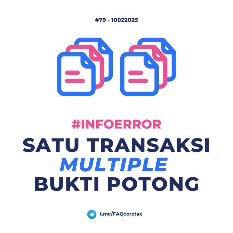 79. Saya diterbitkan satu bukti potong BPPU oleh Lawan Transaksi tapi di menu Dokumen Saya, terdapat 7 bukti potong (bupot ganda), 1 di antaranya sesuai yang diterbitkan lawan, 6 lainnya isi transaksinya sama namun nomornya berbeda. #SolusiError