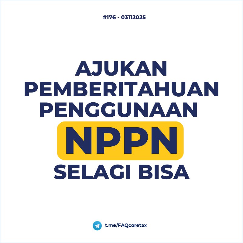 176. Apakah bisa Lapor SPT Tahunan Orang Pribadi di Coretax dengan Norma Tanpa Pemberitahuan NPPN?#NPPN #LayananAdministrasiTidak bisa ❌Penggunaan Norma Penghitungan Penghasilan Neto (NPPN) adalah fasilitas khusus yang harus diberitahukan terlebih dahulu oleh WP Orang Pribadi (OP) ke DJP, sebelum dapat digunakan di suatu tahun pajak.⚙️ 1️⃣ Validasi di CoretaxSistem Coretax akan otomatis memeriksa apakah WP sudah menyampaikan pemberitahuan NPPN.⚖️ 2️⃣ Syarat Wajib Pakai NormaAgar boleh pakai norma di SPT, wajib pajak orang pribadi harus:* Memiliki peredaran bruto <= Rp4,8 miliar per tahun, dan* Sudah menyampaikan pemberitahuan NPPN ke DJP.👉 3️⃣ Dampak jika belum menyampaikan:* Saat lapor SPT Tahunan, sistem akan block pengisian bagian norma, di lampiran L-3A-4 tabel A 