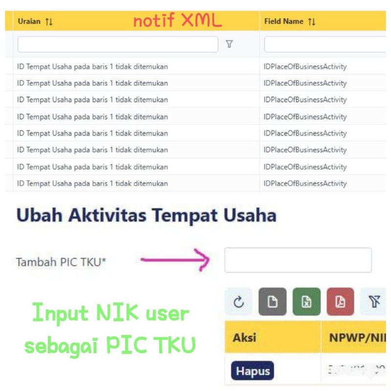 119. Saya impor bupot namun ada notif 