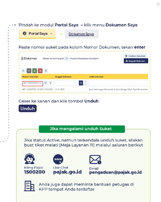 #SuketUMKM #Coretax #PPhFinal250. PENGAJUAN SUKET UMKM KINI BISA VIA CORETAXUnduh versi PDF disiniSekarang pengajuan Surat Keterangan (Suket) PPh Final UMKM makin mudah dan praktis. Anda sudah bisa mengajukannya secara online melalui portal Coretax (coretaxdjp.pajak.go.id).💡 APA FUNGSI PENTING SUKET INI?- Bukti Potong 0,5%: Diserahkan ke lawan transaksi sebagai dasar agar penghasilan Anda hanya dipotong PPh Final 0,5%.- Berfungsi sebagai SKB: Berlaku juga sebagai Surat Keterangan Bebas (SKB) pemungutan PPh Pasal 22 atas transaksi impor atau pembelian barang.⚠️ SUDAH PUNYA SUKET LAMA (PP 55/2022)?Bagi Kawan Pajak yang sebelumnya sudah memiliki Suket PP 55/2022 dan masih memenuhi kriteria, Suket Anda dinyatakan MASIH BERLAKU (berdasarkan ketentuan peralihan PP 20/2026). 👉 Artinya: Anda TIDAK PERLU repot melakukan pengajuan ulang.Yuk, simak informasi panduan teknis selengkapnya pada infografis ini.--t.me/FAQcoretax#SuketUMKM #Coretax #PPhFinal250. PENGAJUAN SUKET UMKM KINI BISA VIA CORETAXUnduh versi PDF disiniSekarang pengajuan Surat Keterangan (Suket) PPh Final UMKM makin mudah dan praktis. Anda sudah bisa mengajukannya secara online melalui portal Coretax (coretaxdjp.pajak.go.id).💡 APA FUNGSI PENTING SUKET INI?- Bukti Potong 0,5%: Diserahkan ke lawan transaksi sebagai dasar agar penghasilan Anda hanya dipotong PPh Final 0,5%.- Berfungsi sebagai SKB: Berlaku juga sebagai Surat Keterangan Bebas (SKB) pemungutan PPh Pasal 22 atas transaksi impor atau pembelian barang.⚠️ SUDAH PUNYA SUKET LAMA (PP 55/2022)?Bagi Kawan Pajak yang sebelumnya sudah memiliki Suket PP 55/2022 dan masih memenuhi kriteria, Suket Anda dinyatakan MASIH BERLAKU (berdasarkan ketentuan peralihan PP 20/2026). 👉 Artinya: Anda TIDAK PERLU repot melakukan pengajuan ulang.Yuk, simak informasi panduan teknis selengkapnya pada infografis ini.--t.me/FAQcoretax