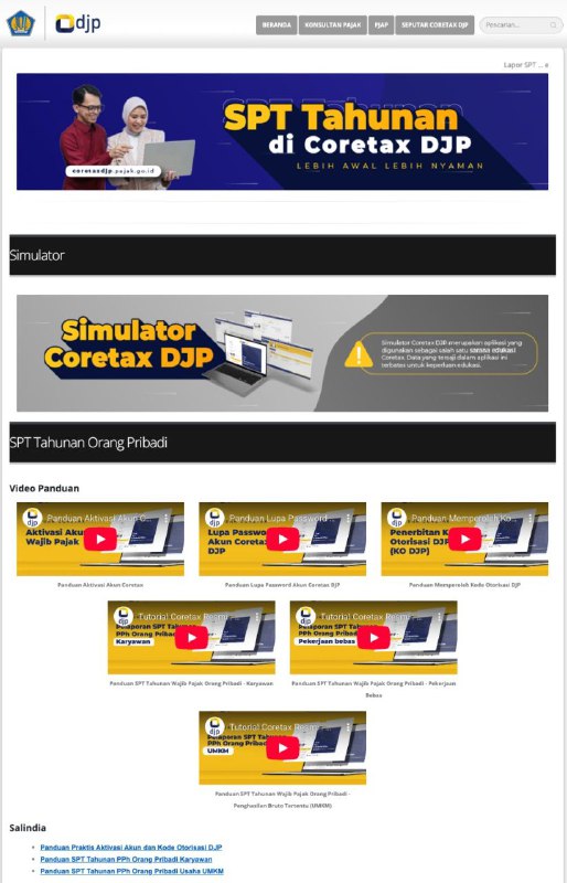 📢 Materi Edukasi SPT Tahunan Kini Tersedia di pajak.go.id!Situs resmi: 👉