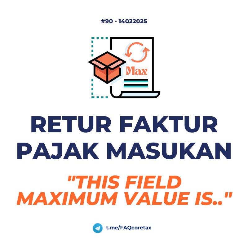 90. Faktur Pajak Keluaran yang diterbitkan lewat eFaktur Desktop dengan nilai DPP sesuai harga jual dan DPP Nilai Lain 11/12 terbaca Coretax dengan DPP Nilai Lain semua, sehingga saat coba retur di Coretax muncul error 