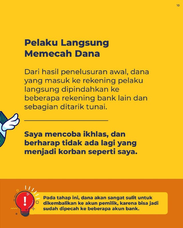 Penipu menyamar jadi petugas DJP, menyebutkan datamu dengan benar, lalu meminta share screen untuk bantuan Coretax.Begitu kamu share screen, saldo rekeningmu dalam bahaya! DJP tidak pernah meminta akses layar atau meminta kamu meng-install aplikasi sembarangan. Jika ada yang meminta hal tersebut, HAMPIR PASTI ITU PENIPUAN.Sebarkan informasi ini ke keluarga dan teman terdekat agar tidak ada lagi korban jatuh! 🤜🤛Penipu menyamar jadi petugas DJP, menyebutkan datamu dengan benar, lalu meminta share screen untuk bantuan Coretax.Begitu kamu share screen, saldo rekeningmu dalam bahaya! DJP tidak pernah meminta akses layar atau meminta kamu meng-install aplikasi sembarangan. Jika ada yang meminta hal tersebut, HAMPIR PASTI ITU PENIPUAN.Sebarkan informasi ini ke keluarga dan teman terdekat agar tidak ada lagi korban jatuh! 🤜🤛