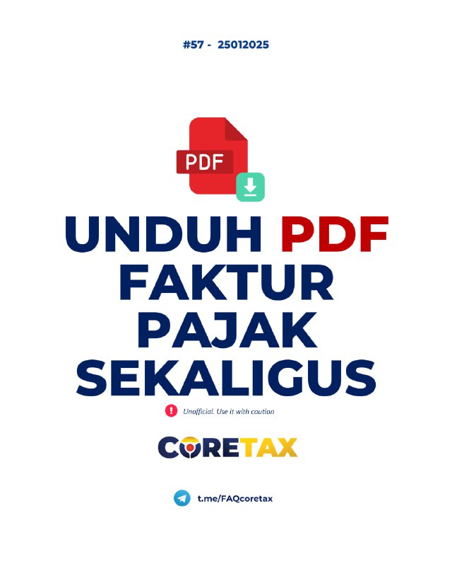 57. Bagaimana cara mengunduh faktur pajak keluaran secara massal di Coretax?  #eFaktur  