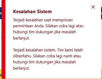 #Reminder #SolusiErrorSepertinya jika ketemu:- error 502 - Badegateway; atau - error notifikasi merah 