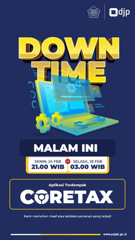 Downtime-nya 6 jam..Katanya, nambah server lagi.. Semoga berdampak signifikan ya. Amiin.Malam ini bapak/ibu istirahat dulu.. 