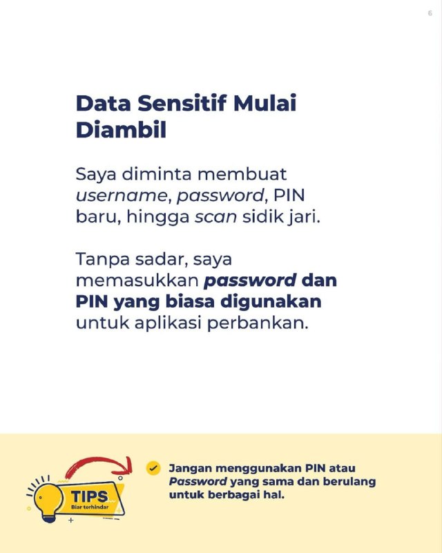 Penipu menyamar jadi petugas DJP, menyebutkan datamu dengan benar, lalu meminta share screen untuk bantuan Coretax.Begitu kamu share screen, saldo rekeningmu dalam bahaya! DJP tidak pernah meminta akses layar atau meminta kamu meng-install aplikasi sembarangan. Jika ada yang meminta hal tersebut, HAMPIR PASTI ITU PENIPUAN.Sebarkan informasi ini ke keluarga dan teman terdekat agar tidak ada lagi korban jatuh! 🤜🤛Penipu menyamar jadi petugas DJP, menyebutkan datamu dengan benar, lalu meminta share screen untuk bantuan Coretax.Begitu kamu share screen, saldo rekeningmu dalam bahaya! DJP tidak pernah meminta akses layar atau meminta kamu meng-install aplikasi sembarangan. Jika ada yang meminta hal tersebut, HAMPIR PASTI ITU PENIPUAN.Sebarkan informasi ini ke keluarga dan teman terdekat agar tidak ada lagi korban jatuh! 🤜🤛