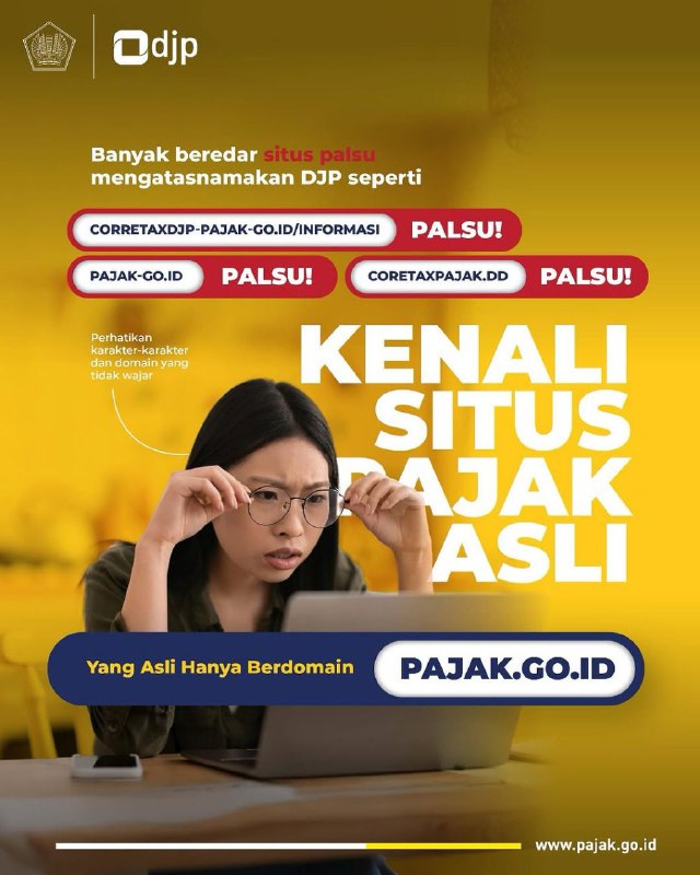 Yang asli, domainnya pajak.go.id
