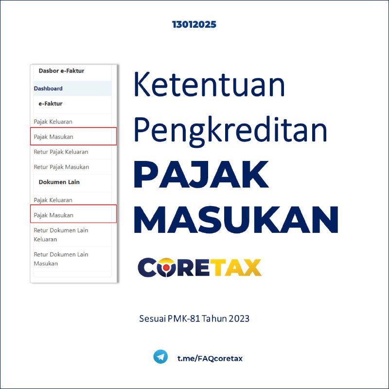 37. Apa bedanya ketentuan pengkreditan pajak masukan (PM) di eFaktur Coretax? Ada yang bilang bisa dikreditkan 3 bulan setelah masa pajak ada yang bilang di masa pajak yang sama?#eFaktur#Pengkreditan