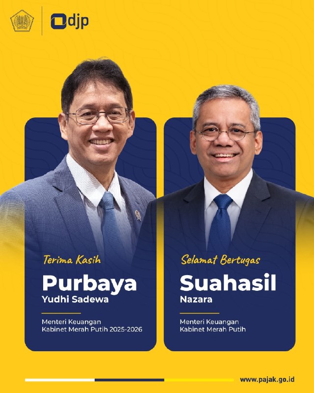 Selamat datang Pak Prof Suahasil Nazara 🙏