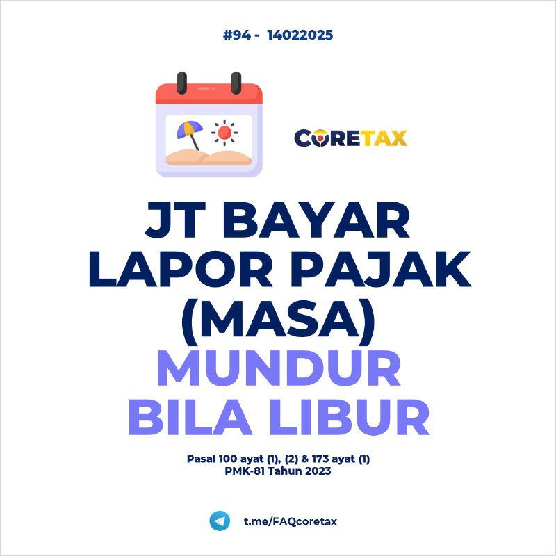 94. Apakah jatuh tempo pembayaran SPT Masa PPh 21 dan pelaporannya bisa mundur bila jatuh pada hari libur? Apakah libur termasuk sabtu atau minggu? #Pembayaran #Pelaporan