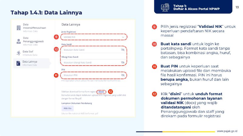 #ReminderSaat registerasi di portal NPWP, pastikan bahwa pilihan 
