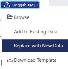 #Reminder XML yang terimport namun terdapat desimal, silakan direplace jika tombol hapus tidak berfungsi.Dengan replace data, seluruh data pada XML nya akan tertimpa (terhapus) dan digantikan dengan yang baru.Caranya sesuai solusi di reminder ini—t.me/FAQcoretax