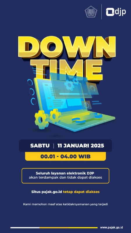 Subuh sabtu hari ini downtime, dan seharusnya sudah selesai.Bila akses coretax kembali, pastikan sudah clear cache browsernya dulu atau gunakan mode incognito, karena setiap downtime pasti update aplikasinya. Sehingga dengan begini tidak conflict dengan data aplikasi yang lama.Dampaknya: akses coretax setelah clear cache akan loading terasa lama karena akan download data aplikasi di background di dalam browser. Refresh bila blank hingga load sempurna. Akses berikutnya seharusnya sudah lebih cepat/normal.