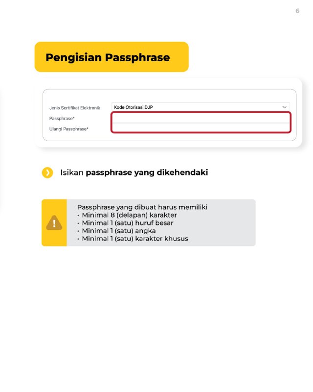 46. Bagaimana cara membuat kode otorisasi atau sertifikat elektronik untuk digunakan sebagai tanda tangan elektronik di Coretax?#KodeOtorisasi  Cara Membuat Kode Otorisasi di Coretax  Ikuti langkah-langkah berikut untuk membuat Kode Otorisasi DJP:  1️⃣ Masuk ke akun Coretax Anda menggunakan ID Pengguna dan Kata Sandi.     - Masukkan kode Captcha, lalu klik 