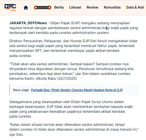  Semoga berita ini membuat kita bisa lebih tenang. Tapi, minfaq minta tolong, ga usah langsung nanya ke KPP aturan ini kapan dan nomor berapa, karena per malam ini belum ada..... KPP ga akan tahu kapan juga.. Ditunggu aja ya. Sabar.Kita pantau sama sama, paling keluarnya nanti di 