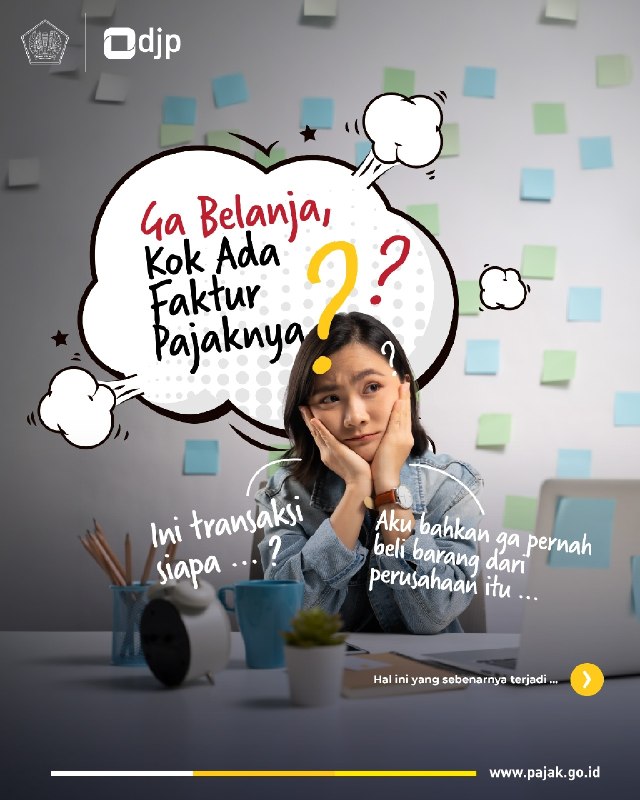 #FakturPajak #Coretax #BuktiPotong #PengaduanDJP254. KOK ADA FAKTUR PAJAK ATAS NAMA SAYA, PADAHAL NGGAK PERNAH TRANSAKSI?Pernah kaget tiba-tiba nemu data Faktur Pajak atau Bukti Potong atas nama dan NPWP Anda, padahal merasa nggak pernah beli barang atau melakukan transaksi tersebut? Kabar baiknya, sekarang seluruh data Faktur Pajak dan Bukti Potong pajak memang sudah terintegrasi penuh di Coretax DJP. Artinya, sistem yang baru ini bikin transaksi jauh lebih transparan. Anda bisa dengan mudah memantau dan mengecek sendiri apakah data yang tercatat di sistem benar-benar sesuai dengan transaksi riil Anda.❓ LALU, BAGAIMANA JIKA MENEMUKAN DATA YANG TIDAK SESUAI / FIKTIF?Jangan panik, segera lakukan 2 langkah penyelesaian berikut:1️⃣ Konfirmasi ke Pihak PenerbitSegera hubungi perusahaan atau pihak lawan transaksi yang menerbitkan Faktur Pajak/Bukti Potong tersebut. Sampaikan bahwa Anda tidak pernah melakukan transaksi, lalu minta mereka untuk segera MEMBATALKAN dokumen tersebut di sistem. (Bisa jadi ini hanya human error atau salah ketik NPWP).2️⃣ Laporkan ke Kanal Pengaduan DJPJika pihak penerbit sulit dihubungi, tidak kooperatif, atau Anda curiga ada indikasi kesengajaan penyalahgunaan identitas, jangan didiamkan. Segera sampaikan pengaduan resmi melalui kanal pengaduan DJP (seperti Kring Pajak 1500200, email ke pengaduan@pajak.go.id, atau datang ke KPP terdekat) agar segera ditindaklanjuti.Yuk, biasakan cek profil dan data perpajakan Anda di Coretax secara berkala. Karena mencegah penyalahgunaan data akan selalu lebih baik daripada repot memperbaikinya nanti. --t.me/FAQcoretax#FakturPajak #Coretax #BuktiPotong #PengaduanDJP254. KOK ADA FAKTUR PAJAK ATAS NAMA SAYA, PADAHAL NGGAK PERNAH TRANSAKSI?Pernah kaget tiba-tiba nemu data Faktur Pajak atau Bukti Potong atas nama dan NPWP Anda, padahal merasa nggak pernah beli barang atau melakukan transaksi tersebut? Kabar baiknya, sekarang seluruh data Faktur Pajak dan Bukti Potong pajak memang sudah terintegrasi penuh di Coretax DJP. Artinya, sistem yang baru ini bikin transaksi jauh lebih transparan. Anda bisa dengan mudah memantau dan mengecek sendiri apakah data yang tercatat di sistem benar-benar sesuai dengan transaksi riil Anda.❓ LALU, BAGAIMANA JIKA MENEMUKAN DATA YANG TIDAK SESUAI / FIKTIF?Jangan panik, segera lakukan 2 langkah penyelesaian berikut:1️⃣ Konfirmasi ke Pihak PenerbitSegera hubungi perusahaan atau pihak lawan transaksi yang menerbitkan Faktur Pajak/Bukti Potong tersebut. Sampaikan bahwa Anda tidak pernah melakukan transaksi, lalu minta mereka untuk segera MEMBATALKAN dokumen tersebut di sistem. (Bisa jadi ini hanya human error atau salah ketik NPWP).2️⃣ Laporkan ke Kanal Pengaduan DJPJika pihak penerbit sulit dihubungi, tidak kooperatif, atau Anda curiga ada indikasi kesengajaan penyalahgunaan identitas, jangan didiamkan. Segera sampaikan pengaduan resmi melalui kanal pengaduan DJP (seperti Kring Pajak 1500200, email ke pengaduan@pajak.go.id, atau datang ke KPP terdekat) agar segera ditindaklanjuti.Yuk, biasakan cek profil dan data perpajakan Anda di Coretax secara berkala. Karena mencegah penyalahgunaan data akan selalu lebih baik daripada repot memperbaikinya nanti. --t.me/FAQcoretax