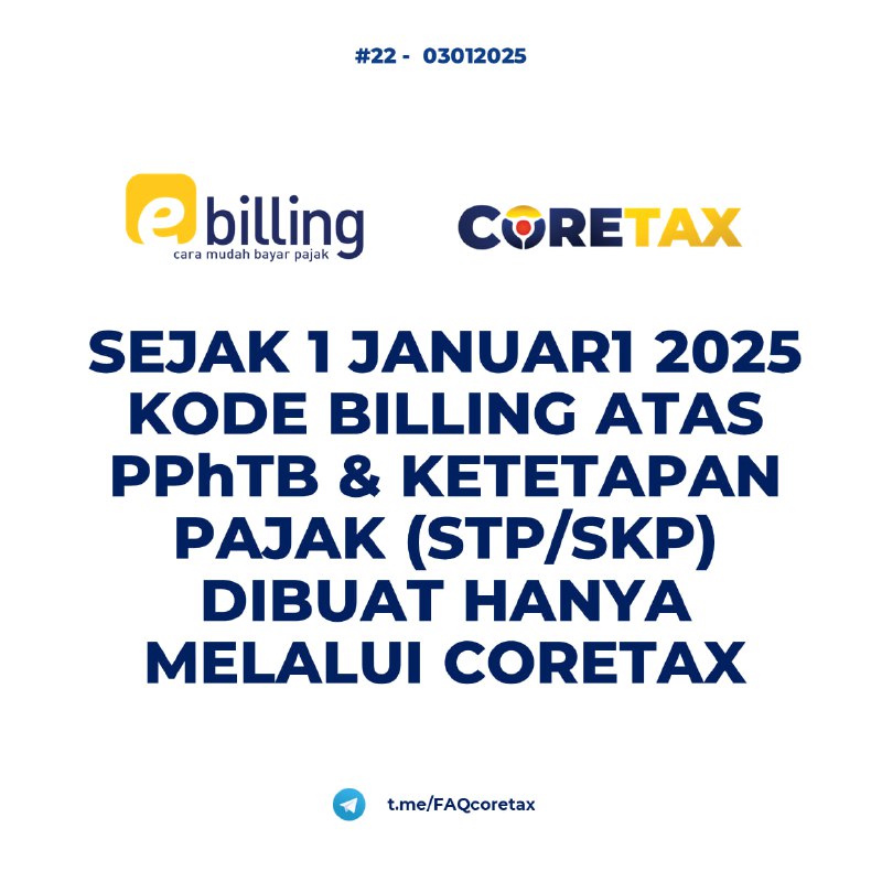 22. Bagaimana cara buat kode billing untuk bayar pajak dengan masa pajak atau tahun pajak sebelum 1 Januari 2025? Kenapa saya tidak bisa membuat billing atas Pengalihan Tanah/Bangunan atau Ketetapan di DJP Online?#Pembayaran #PHTB #TagihanPajak