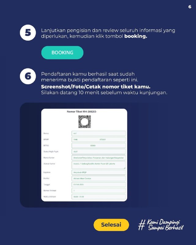 Mau lapor SPT tapi sibuk di hari kerja? Tenang, #KawanPajak! Kantor Pajak kini hadir lebih dekat dengan membuka layanan di akhir pekan (Sabtu & Minggu) untuk mendampingi kamu menuntaskan kewajiban pelaporan SPT Tahunan.Pastikan #KawanPajak memantau secara berkala akun media sosial KPP di wilayah domisili masing-masing untuk mengetahui jadwal operasional unit kerja terdekat, ya! Jangan lupa ambil tiket antrean terlebih dahulu melalui kunjung.pajak.go.id. Seluruh layanan kami tidak dipungut biaya alias GRATIS, jadi tetap waspada terhadap segala bentuk penipuan atau calo karena #KamiDampingiSampaiBerhasil!Mau lapor SPT tapi sibuk di hari kerja? Tenang, #KawanPajak! Kantor Pajak kini hadir lebih dekat dengan membuka layanan di akhir pekan (Sabtu & Minggu) untuk mendampingi kamu menuntaskan kewajiban pelaporan SPT Tahunan.Pastikan #KawanPajak memantau secara berkala akun media sosial KPP di wilayah domisili masing-masing untuk mengetahui jadwal operasional unit kerja terdekat, ya! Jangan lupa ambil tiket antrean terlebih dahulu melalui kunjung.pajak.go.id. Seluruh layanan kami tidak dipungut biaya alias GRATIS, jadi tetap waspada terhadap segala bentuk penipuan atau calo karena #KamiDampingiSampaiBerhasil!