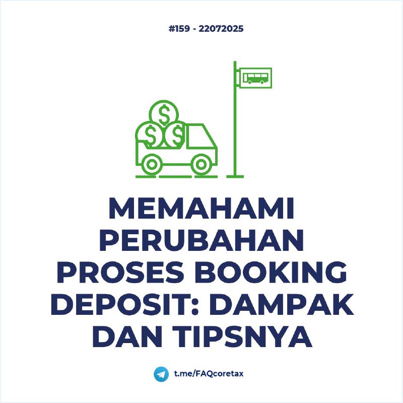#Pembayaran #FAQ159. Saya menyetorkan dalam 1 deposit untuk membayar pelaporan SPT Masa PPh 21, Unifikasi dan SPT Masa PPN. Saat setelah lapor SPT Masa PPh 21, saya melanjutkan pelaporan SPT Masa PPh Unifikasi, namun pilihan pemindahbukuan deposit saat bayar lapor tidak ada dan hanya ada buat Kode Billing. Padahal, saldo deposit saya seharusnya masih lebih dari jumlah seharusnya. Apa yang terjadi dan bagaimana solusinya?Sejak 18 Juli 2025, pelaporan SPT dengan deposit akan selesai terlebih dahulu tanpa menunggu booking pencatatan pembayaran selesai. Proses ini menyebabkan deposit tidak dapat digunakan sementara hingga prosesnya booking pembayaran berakhir.💥 Akibatnya dari perubahan ini:
