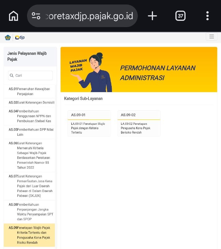 #PengajuanWPKriteriaTertentu #DowntimeCoretaxINFO PENTING: PENGAJUAN ULANG PENETAPAN WP KRITERIA TERTENTU & DOWNTIME CORETAX 🚨Sesuai dengan aturan baru PMK-28 Tahun 2026, status penetapan WP Kriteria Tertentu yang lama sudah tidak berlaku. Bagi WP yang terdampak, pastikan segera menyampaikan permohonan penetapan sebagai WP Kriteria Tertentu kembali!🗓 BATAS WAKTU PENGAJUAN:👉 1 - 10 Juni 2026 (Sudah bisa diajukan mulai hari ini!)⚠️ PERHATIAN: JADWAL DOWNTIME CORETAXSistem DJP akan mengalami pemeliharaan dan TIDAK DAPAT DIAKSES pada:* Mulai: Jumat, 5 Juni 2026 pukul 18.00 WIB* Selesai: Senin, 8 Juni 2026 pukul 05.59 WIB💡 Sangat disarankan untuk segera submit pengajuan sebelum tanggal 5 Juni agar aman dan terhindar dari kendala sistem di hari-hari terakhir!👨‍💻 CARA PENGAJUAN DI CORETAX:1. Login ke akun Coretax ( Impersonate bagi PIC WP Badan).2. Masuk ke modul Layanan Wajib Pajak ➜ Layanan Administrasi.3. Pilih Buat Permohonan Layanan Administrasi4. Klik tombol loop 🔍 untuk Pilih Nomor Penunjukan5. Cari kode layanan AS.09 ➜ Klik Sub Layanan AS.09-01.(Clear cache and cookies atau incognito jika belum ada)📌 SYARAT PENTING PENGAJUAN (Sesuai PMK-28):Harap perhatikan syarat WP Kriteria Tertentu berikut:* Opini WTP dari Akuntan Publik/Lembaga Pemerintah selama 3 tahun berturut-turut.* Koreksi Fiskal maksimal 5% pada 3 tahun pajak terakhir (yang keputusannya sudah inkracht ).* Bebas Pidana Pajak (tidak ada riwayat pidana perpajakan dalam 5 tahun terakhir).* Patuh Lapor SPT secara konsisten dan tepat waktu.⏳ WAKTU PROSES & STATUS:* Permohonan akan diproses maksimal dalam 30 hari sejak dokumen lengkap oleh KPP terdaftar.* ❗️Pastikan Alur Kasus Selesai: Pengajuan berhasil jika Alur Kasus tertulis: “Kasus Sedang dalam proses. Tidak ada tindakan yang dapat dilakukan saat ini.”Biar urusan pajaknya tetap lancar, segera antisipasi dan jangan sampai ditunda ya! 🙏🔗 Info downtime selengkapnya:pajak.go.id/id/pengumuman/pemberitahuan-waktu-henti-downtime-2--t.me/FAQcoretax